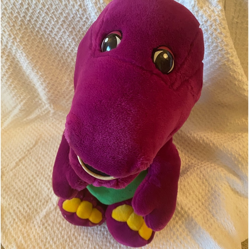 Barney, plush 22 inch stuffy 💜